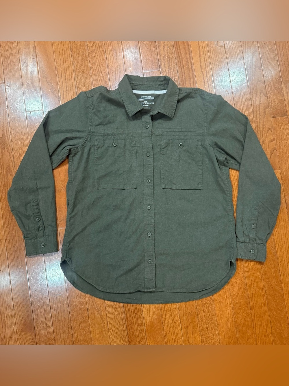 REI Co-op Womens Large Wallace Lake Flannel Shirt Organic Cotton Long Sleeve L